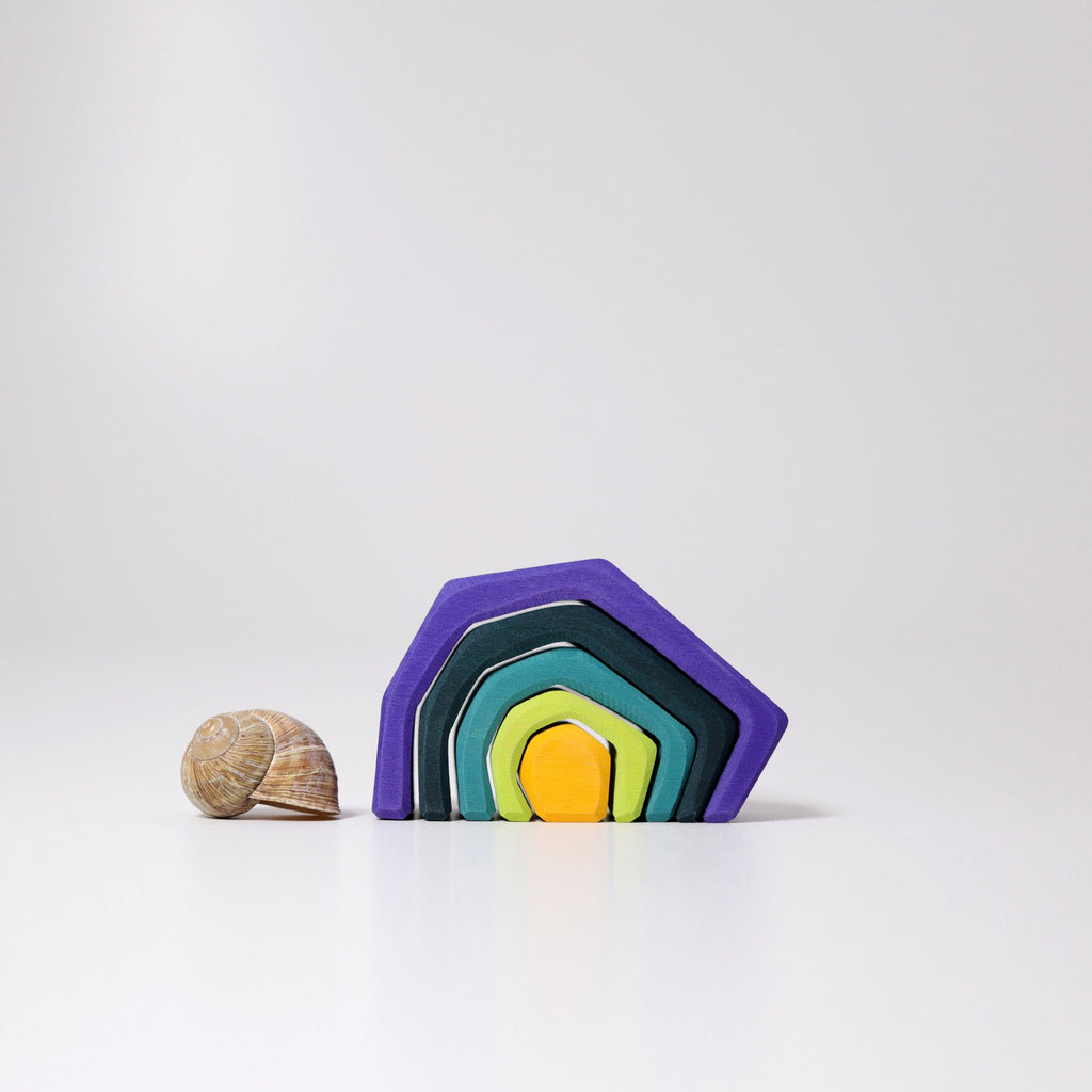 Grimm's Stacking Cave Small - Grimm's Spiel and Holz Design - The Creative Toy Shop