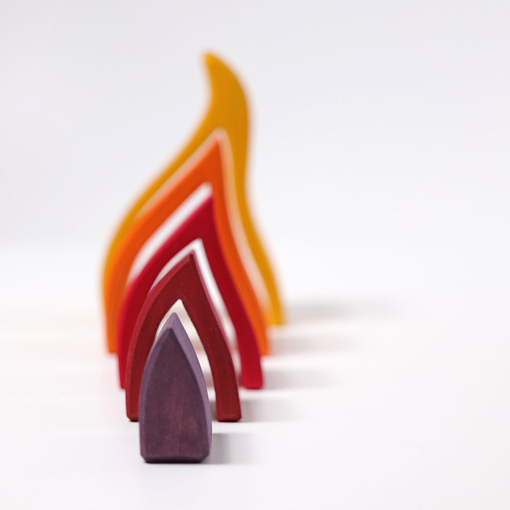 Grimm's Stacking Fire Medium - Grimm's Spiel and Holz Design - The Creative Toy Shop