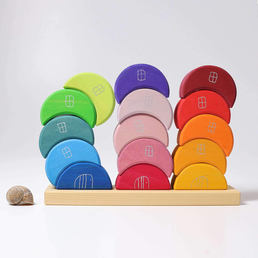 Grimm's Stacking Moons - Grimm's Spiel and Holz Design - The Creative Toy Shop