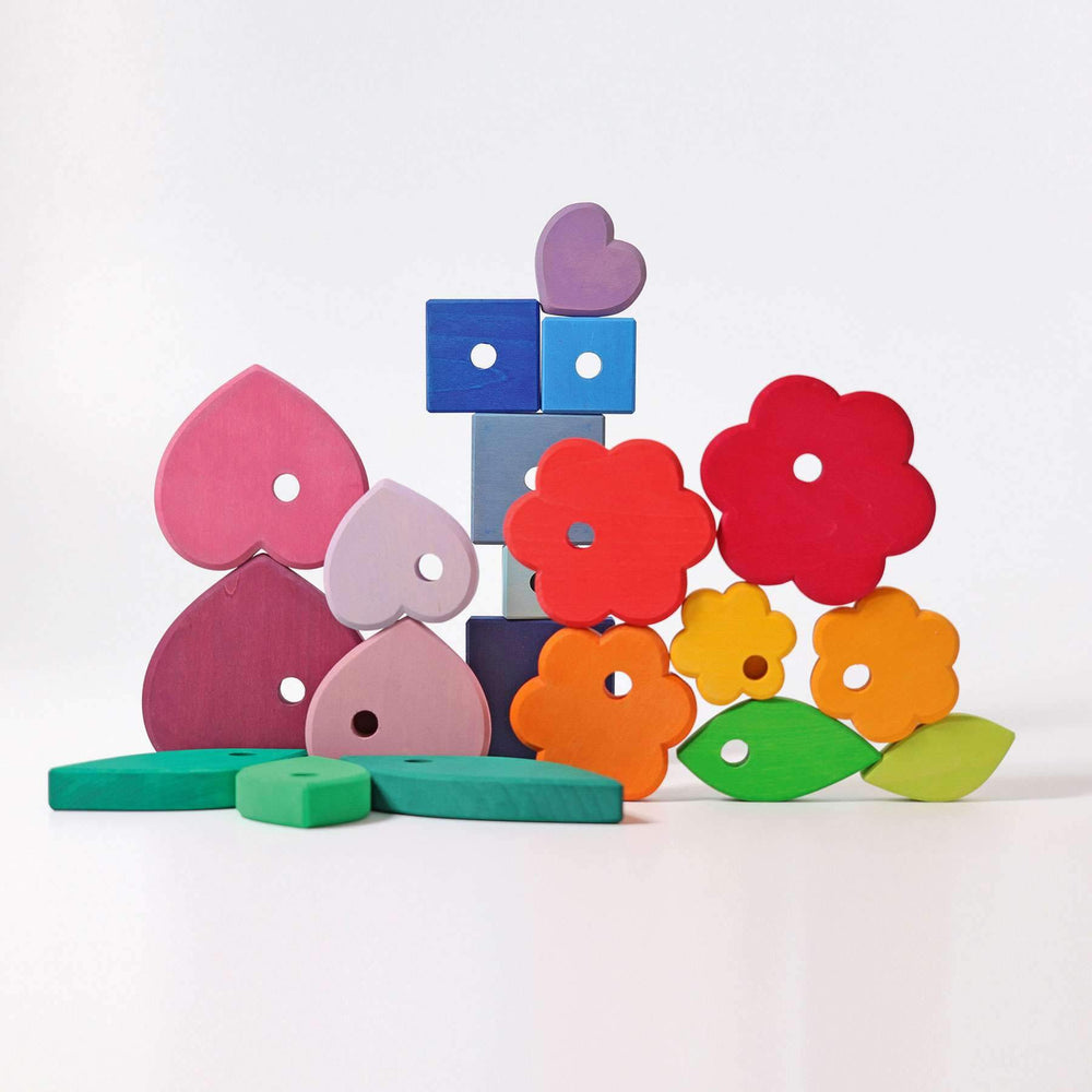 Grimm's Stacking Tower Various Shapes - Grimm's Spiel and Holz Design - The Creative Toy Shop