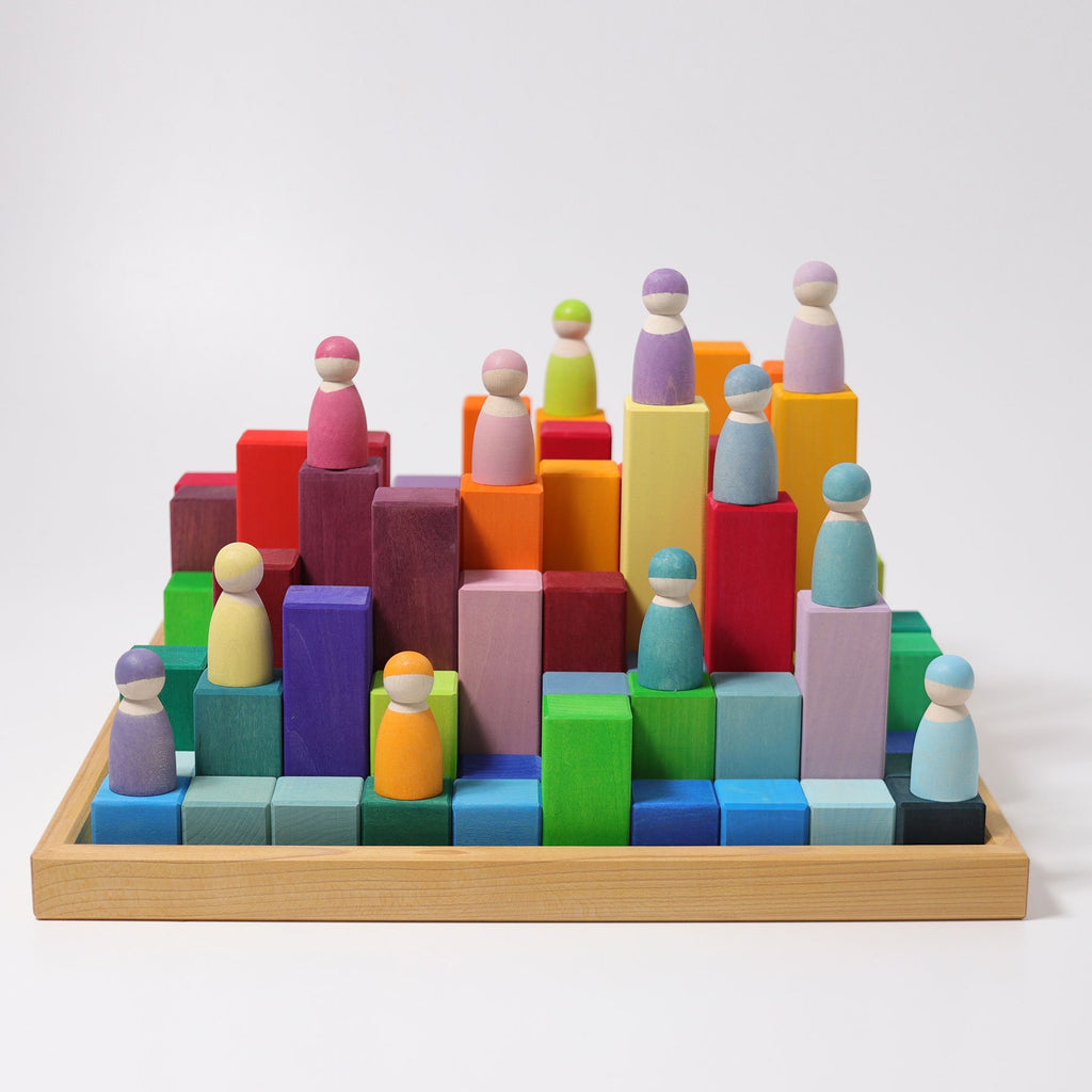 Grimm's Stepped Pyramid - Large - Grimm's Spiel and Holz Design - The Creative Toy Shop