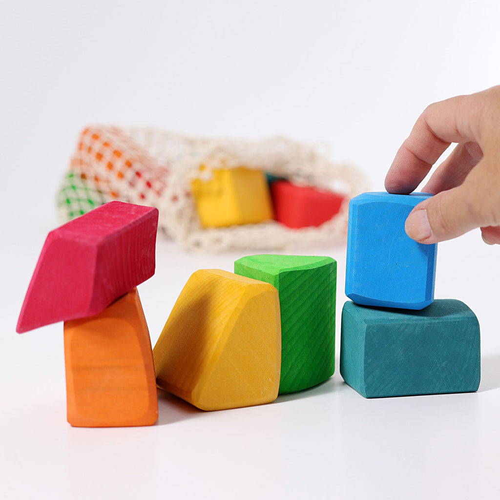 Grimm's Waldorf Blocks - Rainbow - Grimm's Spiel and Holz Design - The Creative Toy Shop
