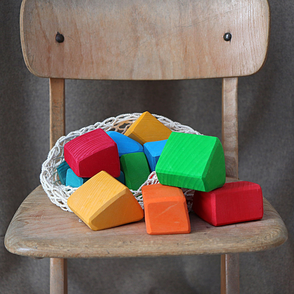 Grimm's Waldorf Blocks - Rainbow - Grimm's Spiel and Holz Design - The Creative Toy Shop