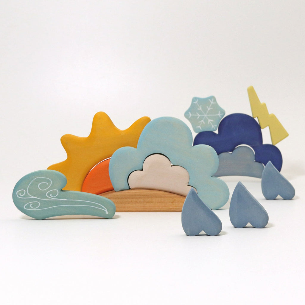 Grimm's Weather Set - New 2020 - Grimm's Spiel and Holz Design - The Creative Toy Shop