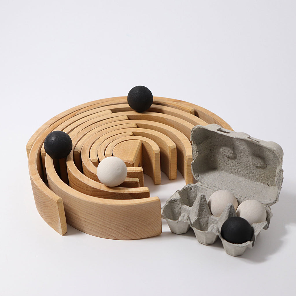 Grimm's Wooden Balls - Monochrome - Grimm's Spiel and Holz Design - The Creative Toy Shop