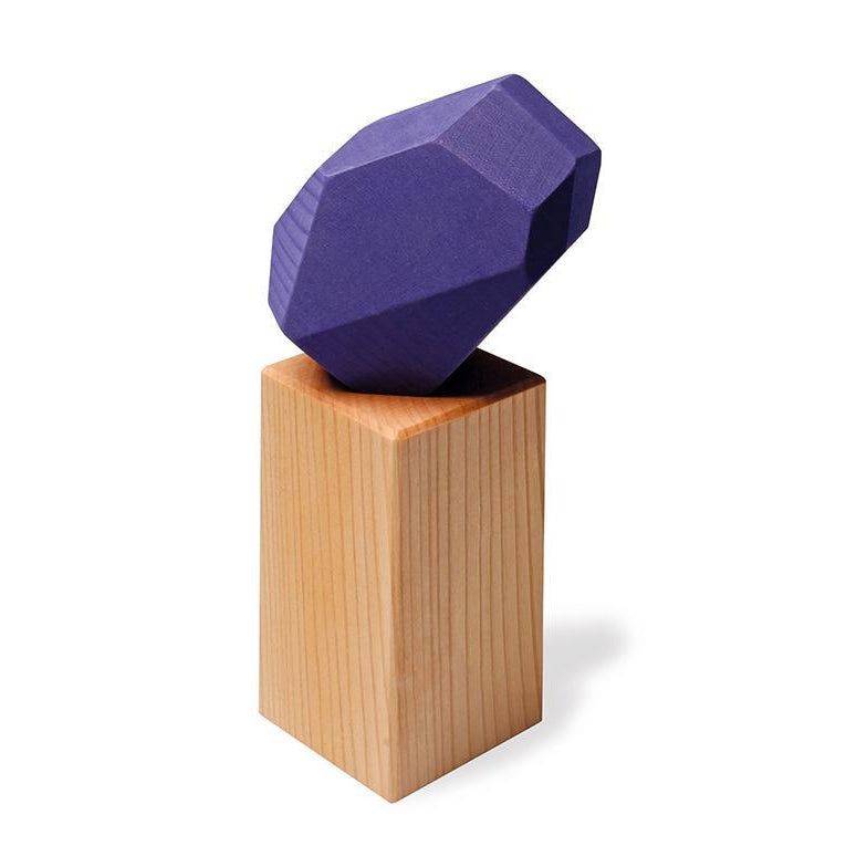 Grimm's Wooden Gem Limited Edition Purple - Grimm's Spiel and Holz Design - The Creative Toy Shop
