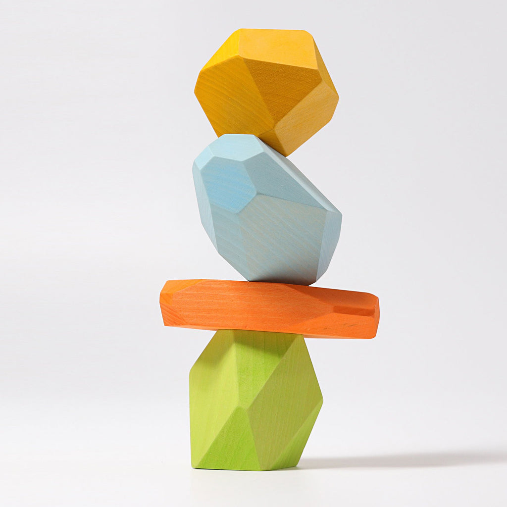 Grimm's Wooden Gems - Coloured - Grimm's Spiel and Holz Design - The Creative Toy Shop