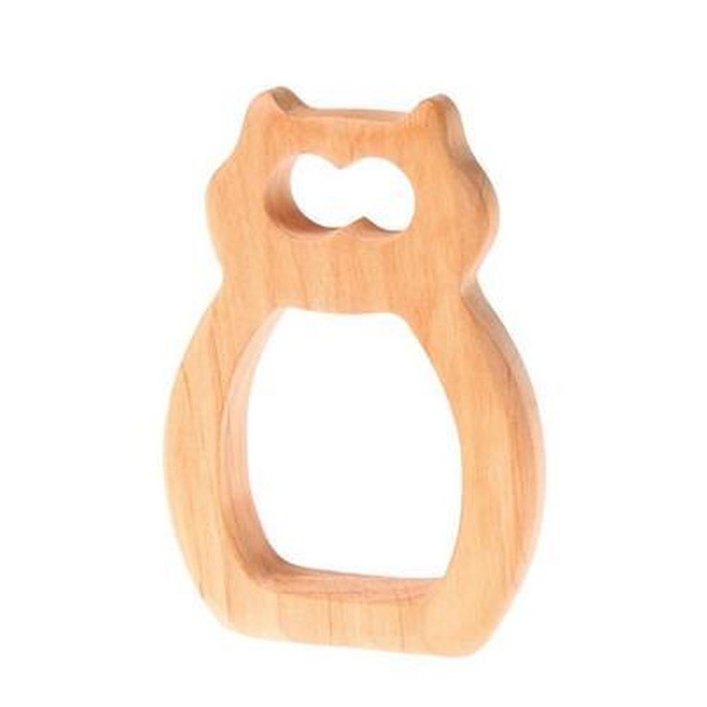 Grimm's Wooden Owl Grasping Toy - Grimm's Spiel and Holz Design - The Creative Toy Shop