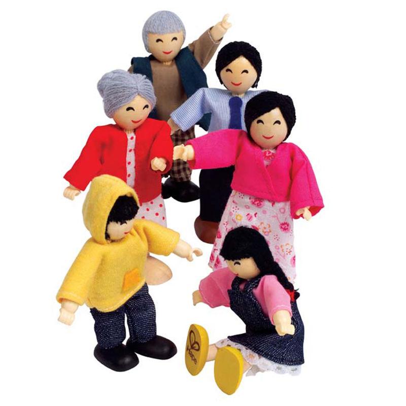 Hape - Asian Family Set of 6-Hape-The Creative Toy Shop