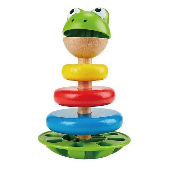 Hape Mr Frog Stacking Rings - Hape - The Creative Toy Shop