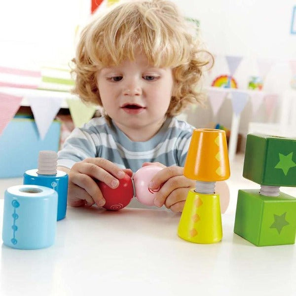 Hape Twist And Turnables 8 Pieces - Hape - The Creative Toy Shop