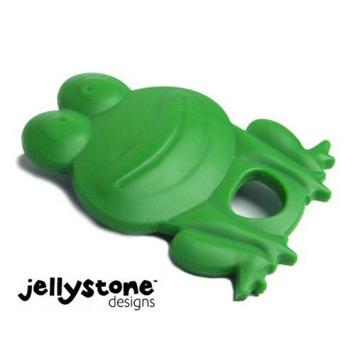 Jellystone - Frog Teether Grassy Green