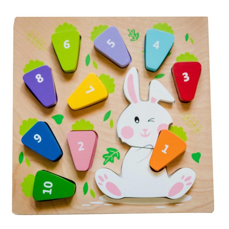 Kiddie Connect 123 Carrot Puzzle - Kiddie Connect - The Creative Toy Shop