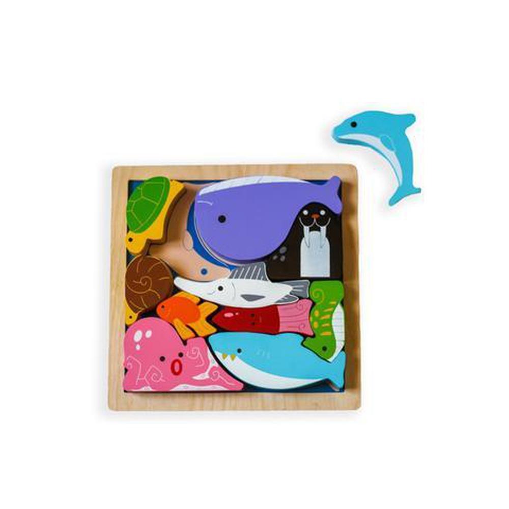 Kiddie Connect Sea Creature Stacking Puzzle - Kiddie Connect - The Creative Toy Shop