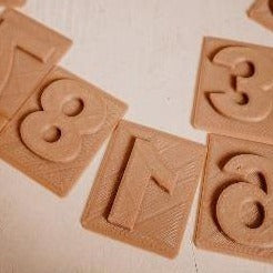 Kinfolk & Co Eco Cutter - Numbers Stamp Cards-Kinfolk-The Creative Toy Shop