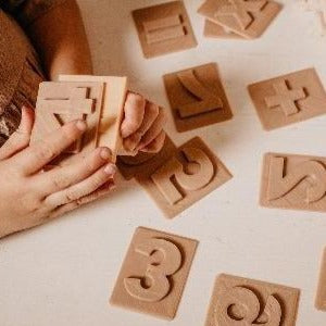 Kinfolk & Co Eco Cutter - Numbers Stamp Cards-Kinfolk-The Creative Toy Shop