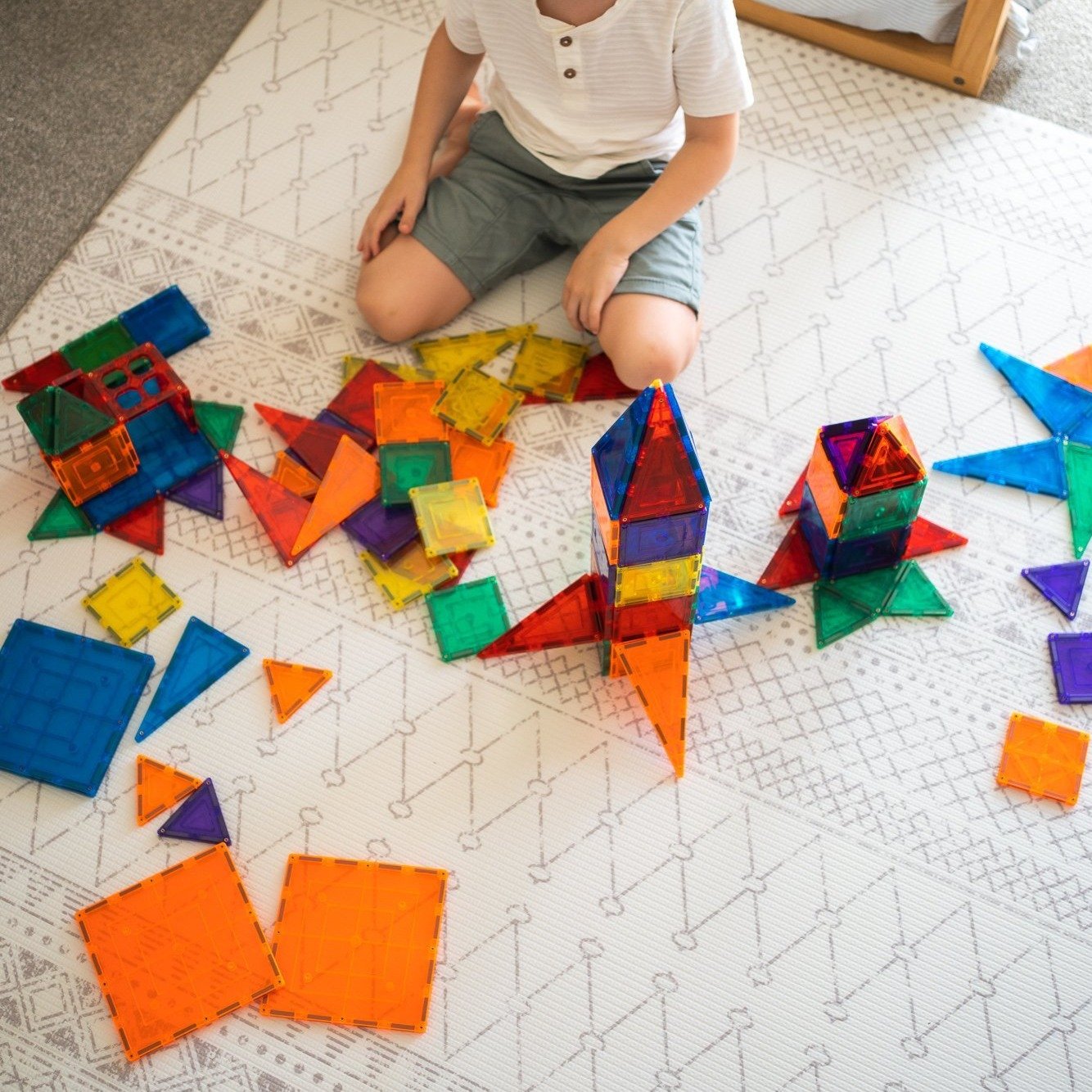 The No. 1 Toy in Our House: 10 Ways My Kids Play With Magnetic Tiles -  Stories of Play
