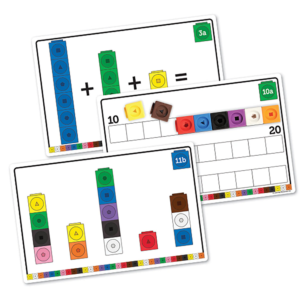 Learning Resources - MathLink Cubes - Early Math Activity Set