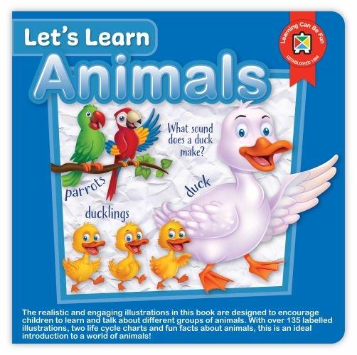 Let's Learn Animals Board Book-Learning Can Be Fun-The Creative Toy Shop
