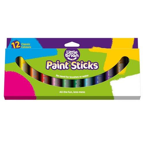 Little Brian Classic Paint Sticks (12 pack) The Creative Toy Shop