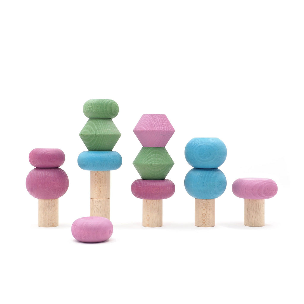 Lubulona - Stacking Trees - Spring - Lubulona - The Creative Toy Shop