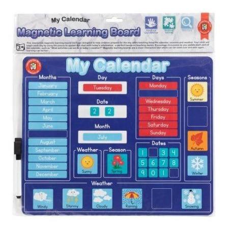 Magnetic Learning Board - Calendar-Learning Can Be Fun-The Creative Toy Shop