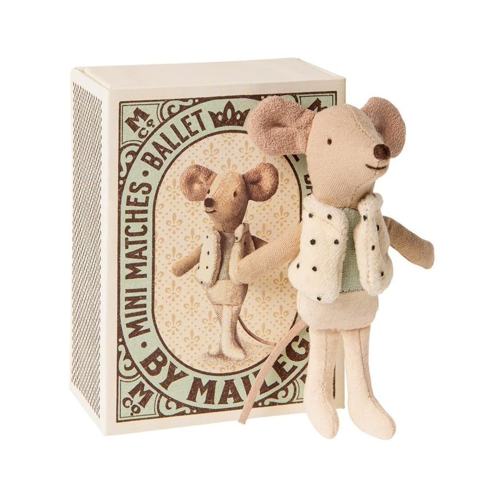 Maileg - Dancer Mouse in box - Little Brother-Maileg-The Creative Toy Shop