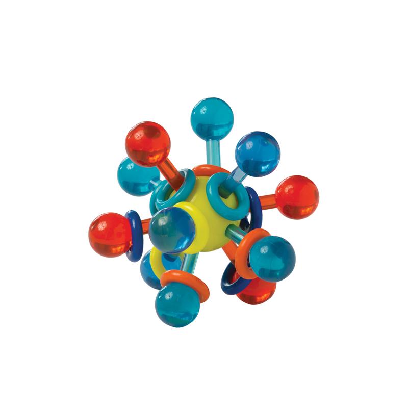 Manhattan Transparent Atom Teether - Manhattan - The Creative Toy Shop