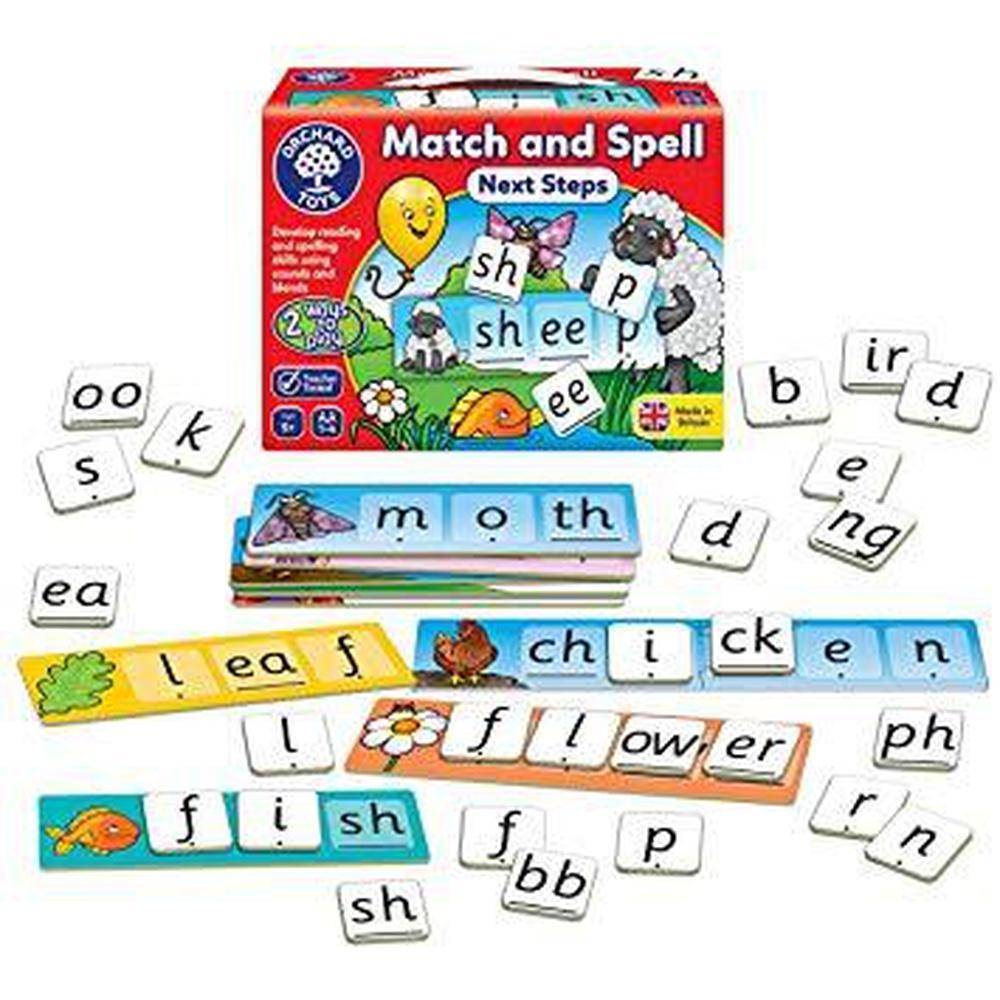 Orchard Game - Match And Spell Next Steps - Orchard Toys - The Creative Toy Shop