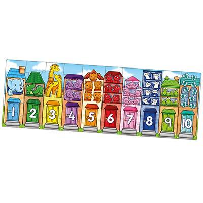 Orchard Game - Number Street 20pc Puzzle - Orchard Toys - The Creative Toy Shop