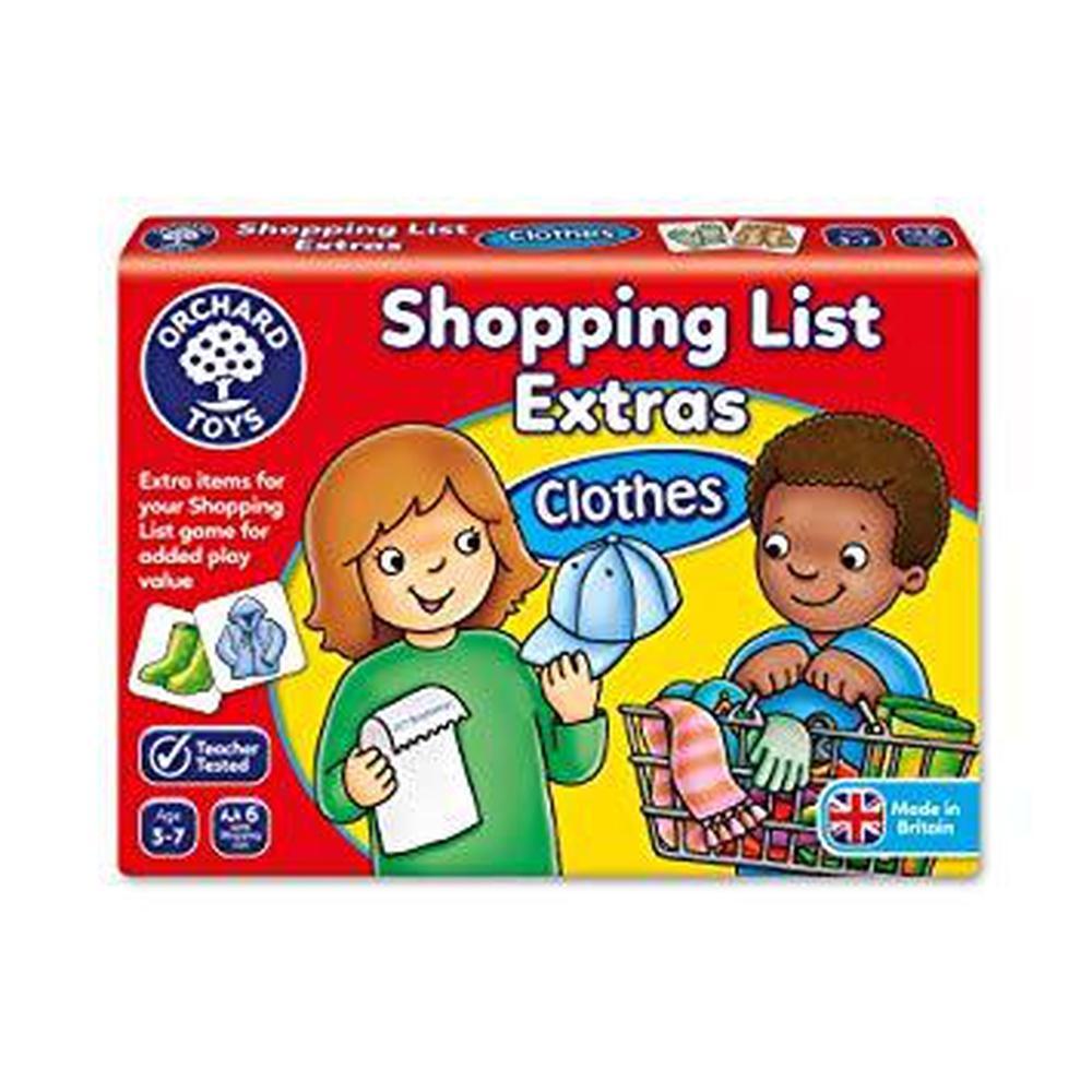 Orchard Game - Shopping List Game Booster Clothes - Orchard Toys - The Creative Toy Shop