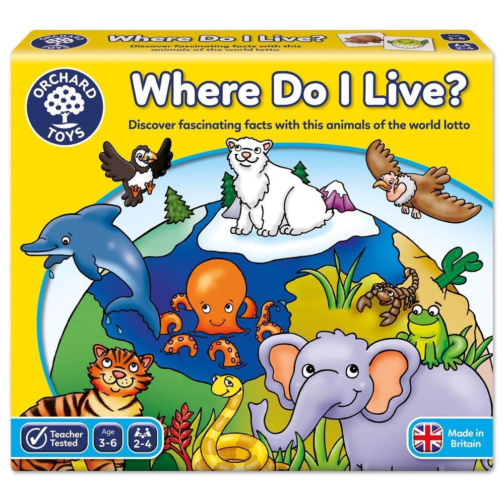 Orchard Toys - Where Do I Live - Orchard Toys - The Creative Toy Shop