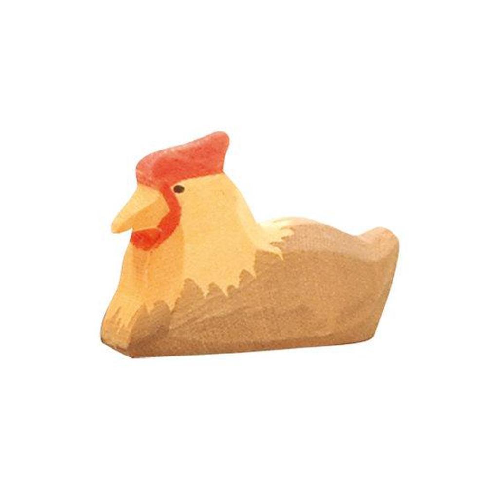 Ostheimer Chickens - Hen Brown on Nest - Ostheimer - The Creative Toy Shop