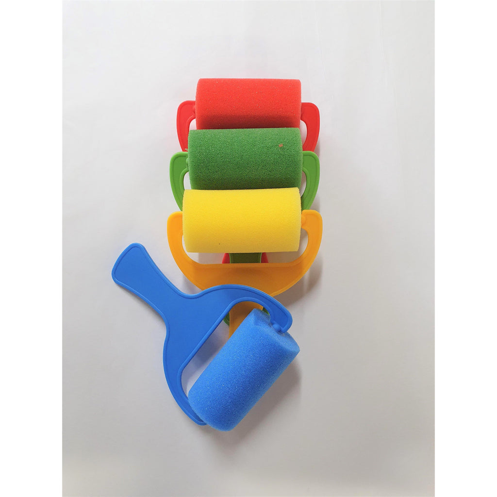 Creative Roller Set Rainbow Sponge Paint Rollers (Set of 4) – The Creative Toy Shop