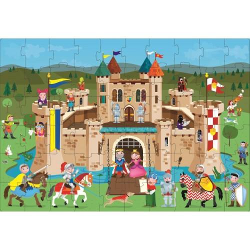 Sassi Book & Giant Puzzle - The Knights Castle - Sassi Puzzles - The Creative Toy Shop