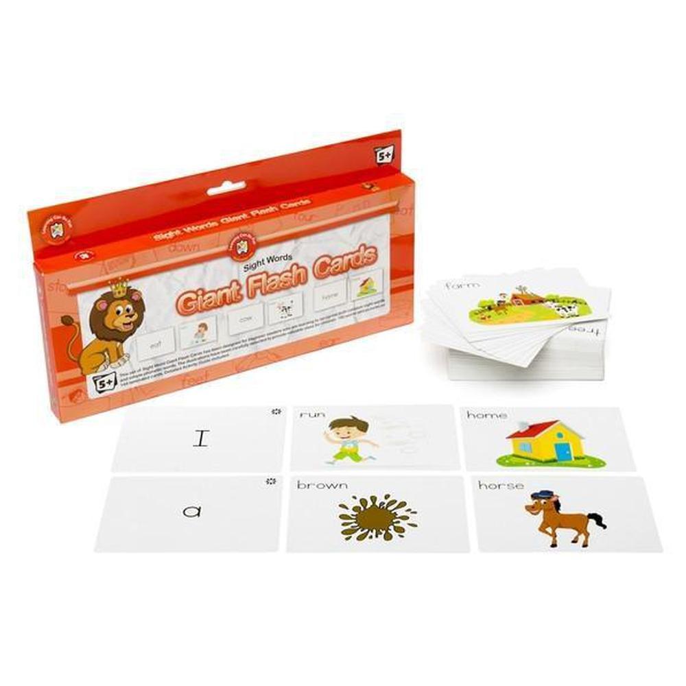 Sight Words Giant Flashcards - Learning Can Be Fun - The Creative Toy Shop
