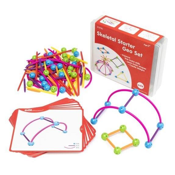 Skeletal Geo Kit - Starter Set of 144 - Edx Education - The Creative Toy Shop