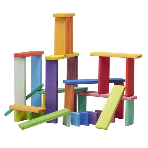 Gluckskafer - Rainbow Building Slats (32 Piece Set)