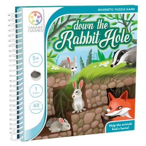 Smart Games - Down the Rabbit Hole - Magnetic Travel Game