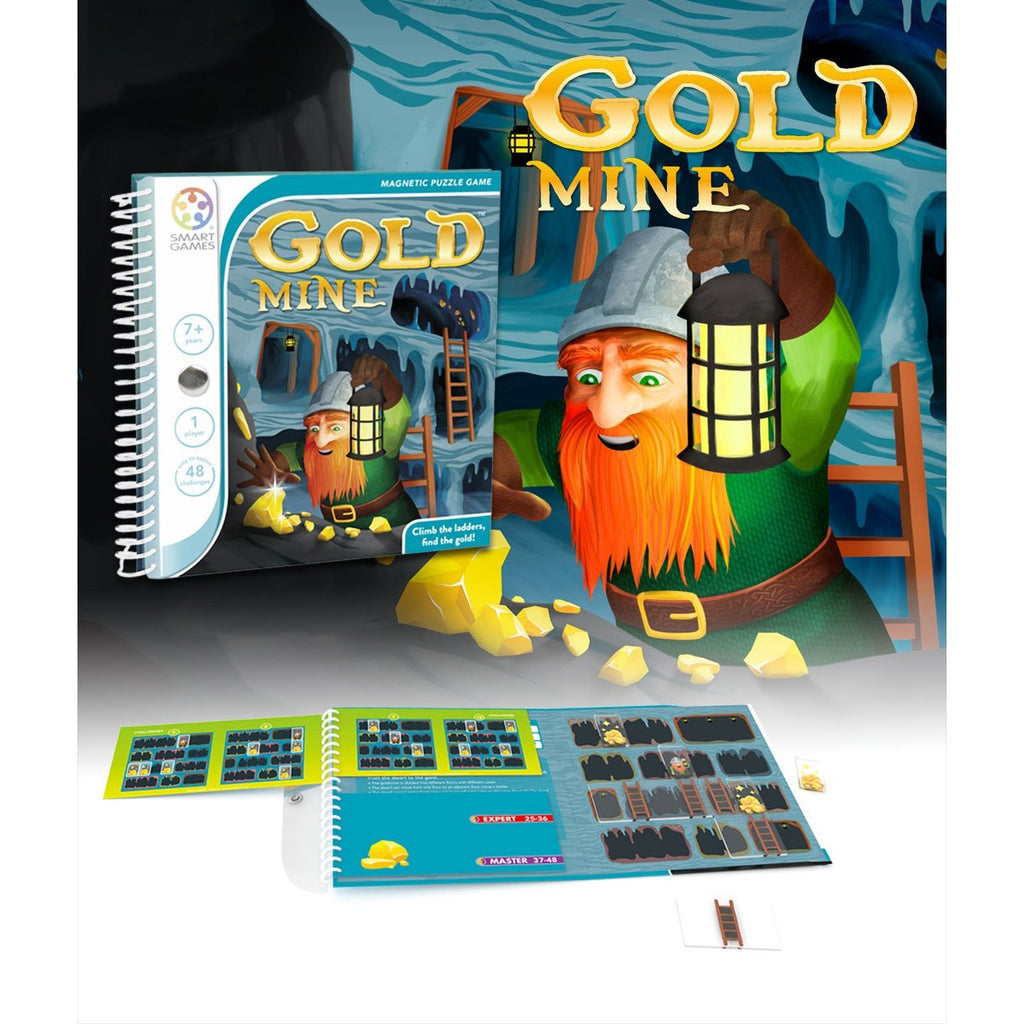 Smart Games -Gold Mine Magnetic Travel Game - Smart Games - The Creative Toy Shop