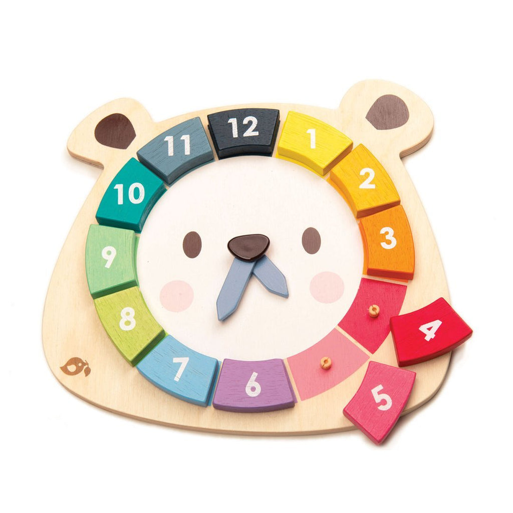 Tender Leaf Bear Colours Clock - Tender Leaf Toys - The Creative Toy Shop