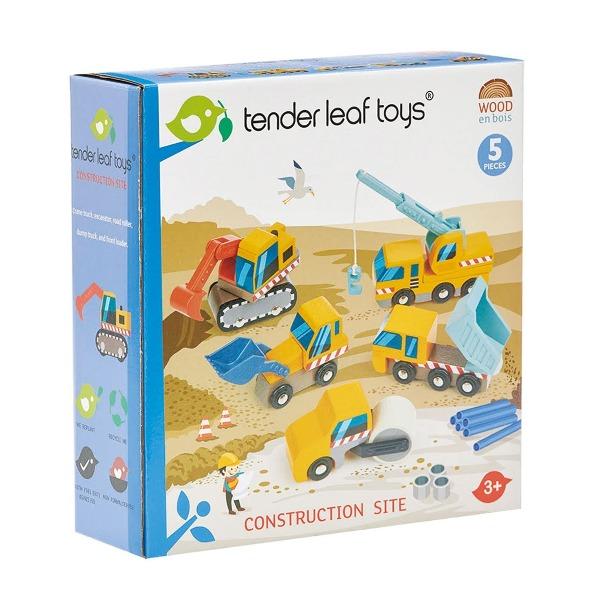 Tender Leaf - Construction Site Vehicles-Tender Leaf Toys-The Creative Toy Shop