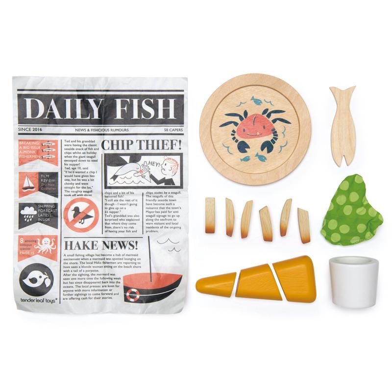 Tender Leaf Fish and Chip Supper - Tender Leaf Toys - The Creative Toy Shop
