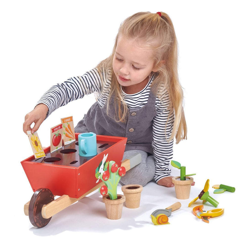 Tender Leaf Garden Wheel Barrow - Tender Leaf Toys - The Creative Toy Shop