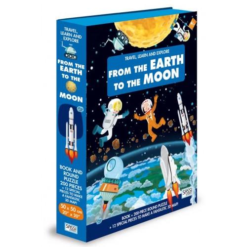 Travel, Learn and Explore - From Earth to the Moon - Sassi Puzzles - The Creative Toy Shop