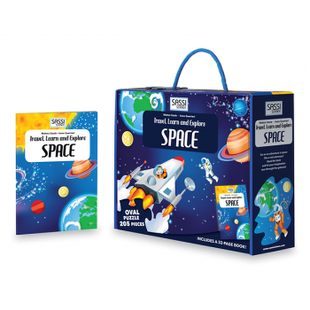 Travel, Learn and Explore Space Puzzle - Sassi Puzzles - The Creative Toy Shop