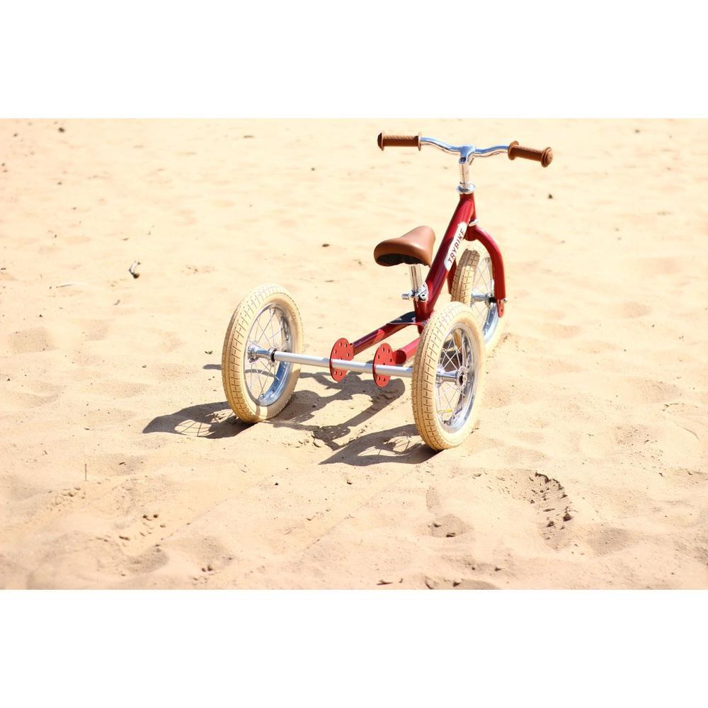 Trybike Steel Red Vintage Chrome Parts & Creme Tyres - Trybike - The Creative Toy Shop