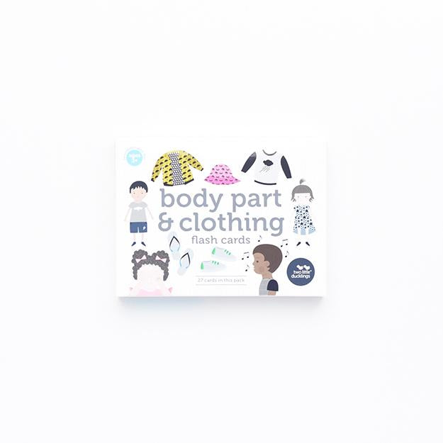 Two Little Ducklings - Body Parts and Clothing Flash Cards - Two Little Ducklings - The Creative Toy Shop