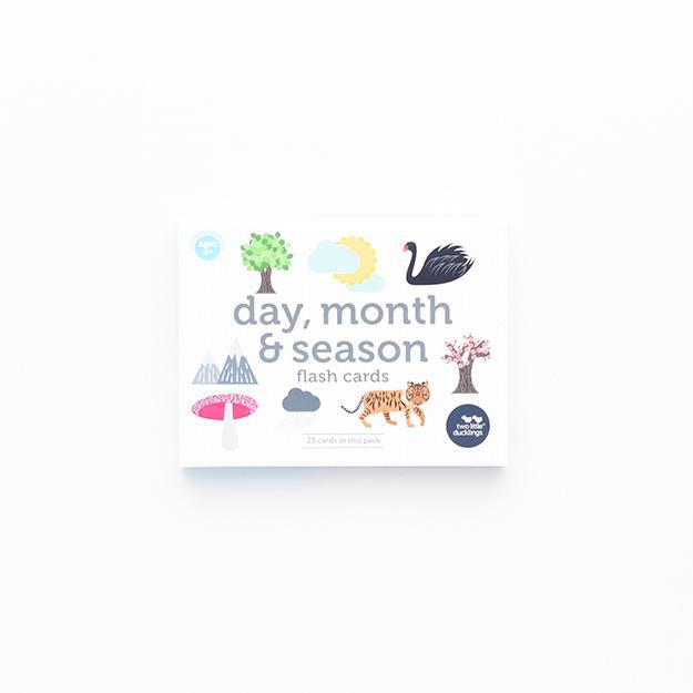 Two Little Ducklings - Days, Months and Seasons Flash Cards - Two Little Ducklings - The Creative Toy Shop