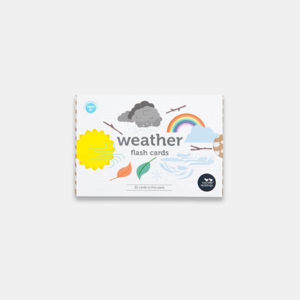 Two Little Ducklings - Weather Flash Cards-Two Little Ducklings-The Creative Toy Shop